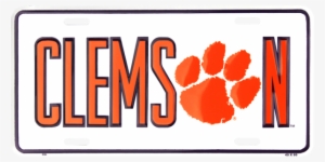 406 - Clemson Tigers - Clemson Tigers Bike Tag
