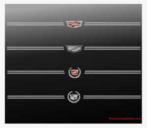 Cadillac Logo Emblem Pinstripe Kit - 2017 Cadillac Escalade With Pinstripes