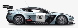 Blue Aston Martin Vantage Gt3 Car Png Image - Professional Pictures Of Cars