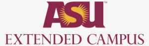 Asu Extended Campus 02 Logo Png Transparent - Arizona State University Tempe Logo