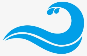 Blue Wind Wave Drawing - Wave Drawing