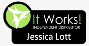 It Works Name Badge - Post Pregnancy Belly Wrap Before And After