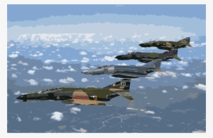 Download Phantom Plane Clipart Mcdonnell Douglas F-4 - F4 Phantom In Vietnam