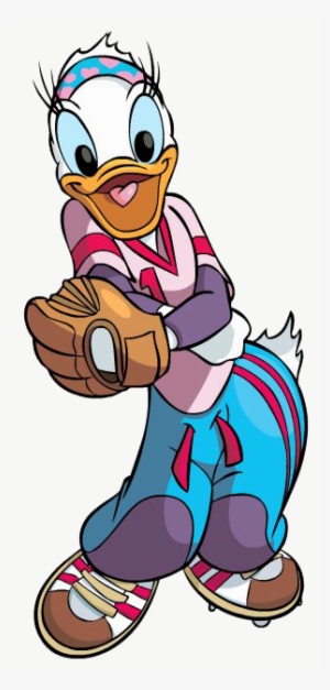 Baseball Clipart Minnie Mouse - Minnie And Daisy Baseball