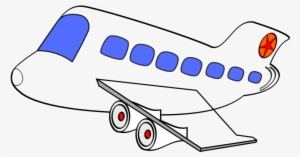 Free Transport Clipart - Transparent Background Airplane Cartoon