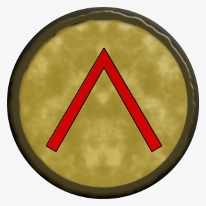 Spartan Shield Png Clip Library Stock - Sparta Symbol