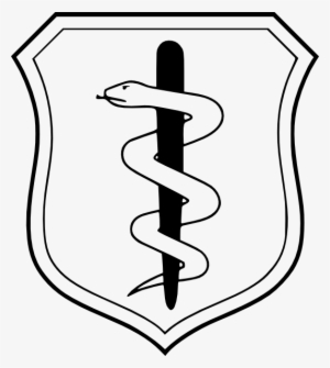 Blank White Shield Clip Art - Air Force Medical Corps