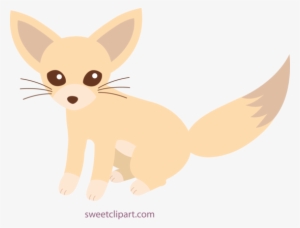 Png Library Download Clipground Cute - Clip Art Fennec Fox