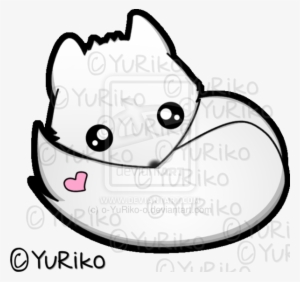 Arctic Fox Clipart Adorable - Cute Arctic Fox Drawing Easy