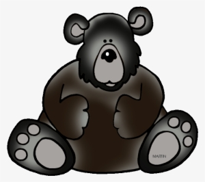 United States Clip Art By Phillip Martin - Black Bear Clipart Png