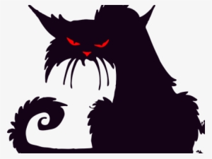 Grumpy Cat Clipart Png - Halloween Black Cat