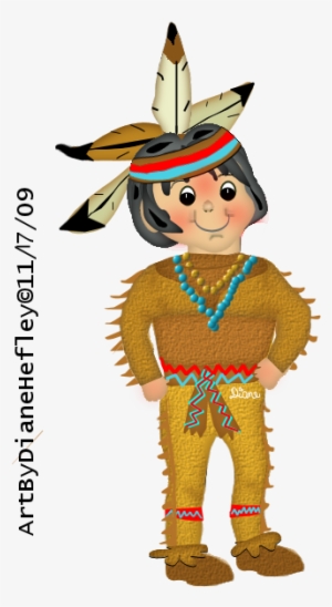 Thanksgiving Indian Boy Clip Art Clip Art - Cartoon