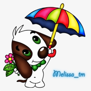 More Like Cute Dog With Umbrella Png By Melissa-tm
