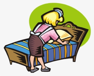 Pillow Clipart Bed Making - Bed Making Clipart