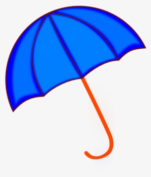 Blue Umbrella Svg Clip Arts 504 X 600 Px