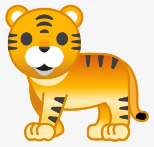 Emoji Clipart Tiger - Tigre Emoji Png