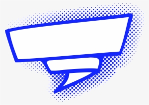 Medium Blue Empty Comic Bubbles Rain Clipart Png Image - Comic Book Bubble