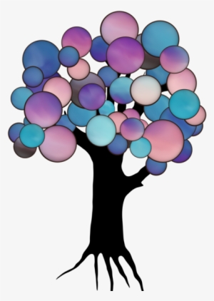 Whimsical Bubble Tree Png Art - Clip Art