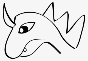 Clipart Dragon Easy - Easy Draw Dragon Head