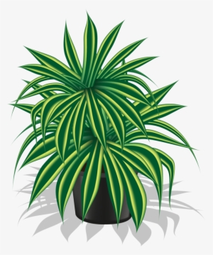 Hand-painted Plant Pot, Green, Plant, Potted Png Image - Clip Art