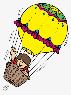 Image Stock Vintage Klipart - Hot Air Balloon Free Clipart