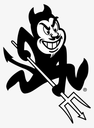 Arizona State Sun Devils 02 Logo Black And White - Arizona State Sun Devils