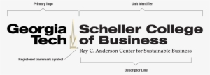 Combined Logo Diagram - Georgia Tech Scheller College Of Business Logo