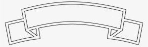 Banner Line Png Banner Royalty Free Download - Banner Outline White Png
