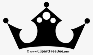 Crown Clip Art Outline Png - Couronne Noir Et Blanc