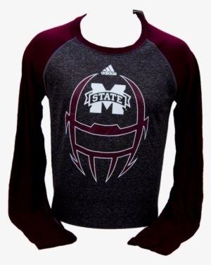 Adidas Banner M Helmet Outline Raglan Long Sleeve Tee