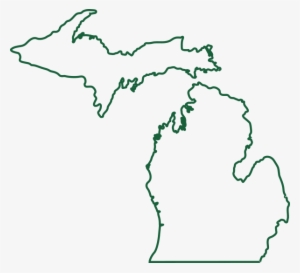 Upper Peninsula Border Outline
