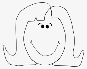 Black And White Mom Face Clip Art