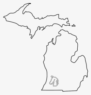 Grant Stone Is Based In Baroda, Michigan - Line Art
