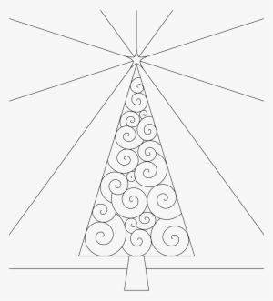 Christmas Tree Coloring Page Printable - Hacer Una Sombrilla Casera