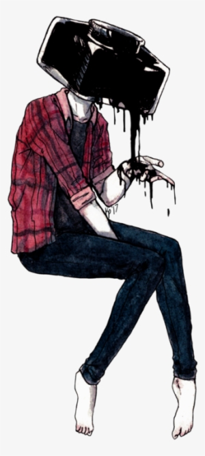 Don't Bottle Everything Up- Else You Just Might Spill - Drawing