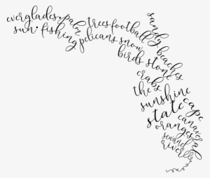 Florida Outline Adhesive Vinyl Stencil - Florida