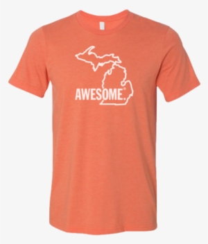 Michigan Awesome State Outline Sticker