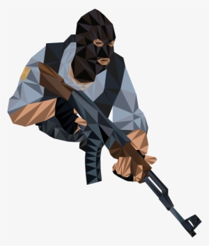 Polygonal Art Csgo By Gabrieltmi On Deviantart Jpg - Counter Strike Global Offensive Drawing