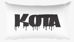 Paint Drip Rectangular Pillow - Kota Enterprises Llc