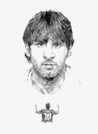 Lionel Messi Fc Barcelona Argentina National Football - Maradona Hd Sketch