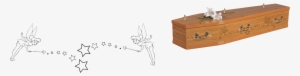 Fairy Dust Coffin Decal - Coffin