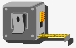 Tools, Construction, Metro, Tape, Measuring, Tool - Measuring Tape Clipart