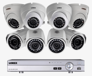 8 Channel 2k Hd Security Camera System With 8 2k Metal - Lorex 2k Resolution Hd Security Surveillance System