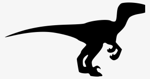 Velociraptor Tyrannosaurus Dinosaur Silhouette Drawing - Velociraptor Silhouette