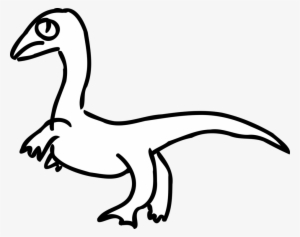 Velociraptor Duck Diagram Free - Line Drawing Velociraptor