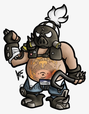 Royalty Free Library Overwatch Chibi S By Garucius - Roadhog Overwatch Chibi Drawings