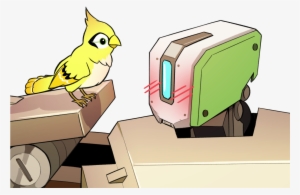 #bastion And #roadhog Drawn For @tgntv - Cartoon