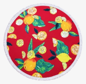 Round Beach Towel - Multi