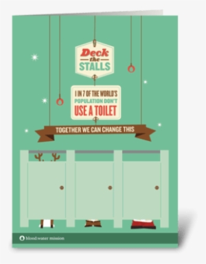Deck The Stalls - Greeting Card