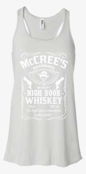 Overwatch Wine Shirts Mccree High Noon Hoodies Sweatshirts - Bella + Canvas Ladies' B8800 Flowy Racerback Tank